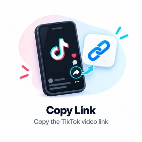 Copy TikTok video link